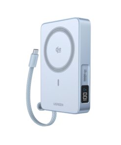 Power Bank 10000mAh 25W Qi2 UGREEN PB773 65958B με Ασύρματη Φόρτιση Magnetic και καλώδιο USB-C Γκρι