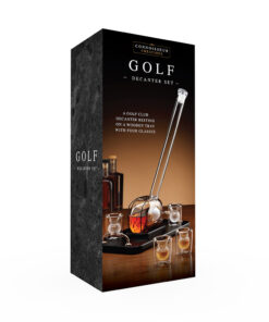 The Source Golf Decanter Set — Σετ Καράφα & Ποτήρια Golf – Καράφα Μοτίβο Club με 4 Ποτήρια σε σχέδιο Μπάλας