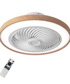 Ανεμιστήρας οροφής DC 19" με LED φωτιστικό και τηλεχειριστήριο, 32W - LIFE LIBECCIO 2