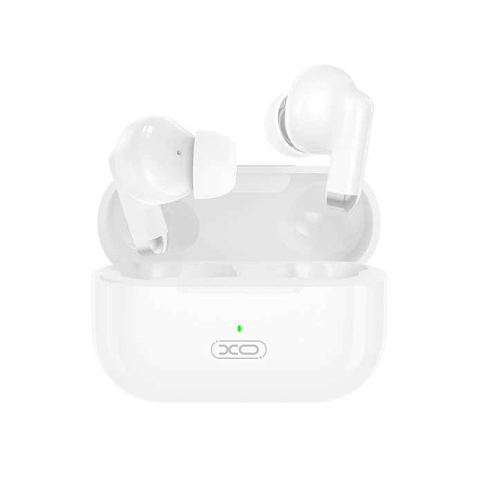 Bluetooth ακουστικά handsfree με θήκη ασύρματης φόρτισης, σε λευκό χρώμα - XO X40 TWS