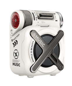 Mini Bluetooth φορητό ηχείο, σε λευκό χρώμα - XO F72 MECHA WHITE COLOR