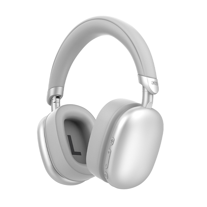 Ασύρματα Over-Ear ακουστικά με τεχνολογία ακύρωσης θορύβου (ANC), σε ασημί χρώμα - XO BE55 SILVER COLOR