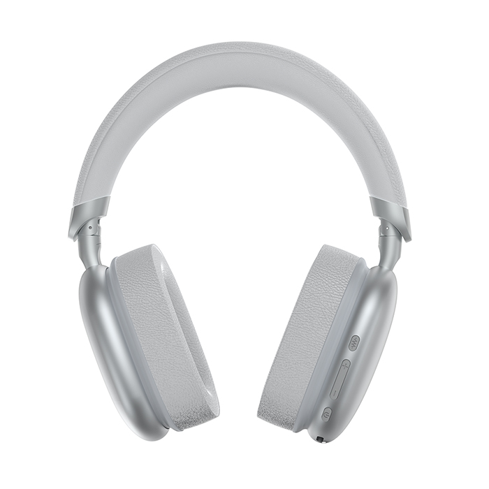 Ασύρματα Over-Ear ακουστικά με τεχνολογία ακύρωσης θορύβου (ANC), σε ασημί χρώμα - XO BE55 SILVER COLOR - Image 2