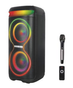 Ηχείο Bluetooth με ασύρματο μικρόφωνο, τηλεχειριστήριο και RGB φωτισμό - XO F70