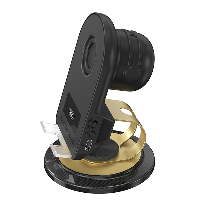 Βάση κινητού με ηχείο με επαγωγικό ηχείο και bluetooth - XO F68 - Image 2