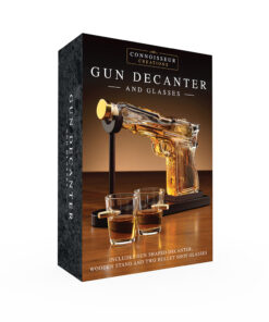 The Source Gun Decanter & Glasses Set — Πρωτότυπο Σετ Καράφας & Ποτήρια για Home Bar
