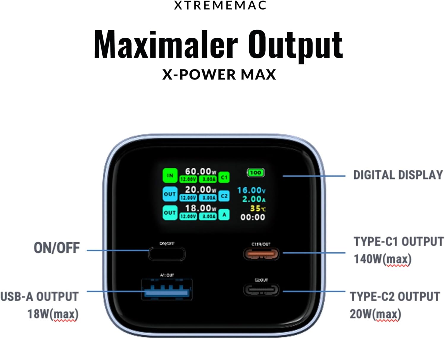 XTREME MAC (XWH-XPM-13) X-POWER MAX - Image 4