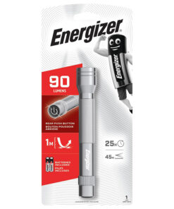 Φακός Energizer Metal LED με 2 μπαταρίες AA και φωτεινότητα 90 Lumens. - ENERGIZER FLASHLIGHT METAL 2AA 90 LUMENS