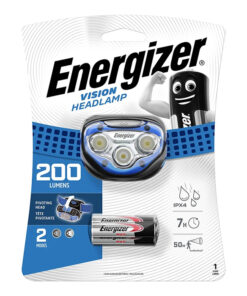Φακός κεφαλής Energizer Vision Headlight με φωτεινότητα 200 lumens. - ENERGIZER VISION HEADLAMP 200 LUMENS