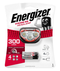 Φακός κεφαλής Energizer Vision Headlight HD με φωτεινότητα 300 lumens. - ENERGIZER VISION HD HEADLAMP 300 LUMENS