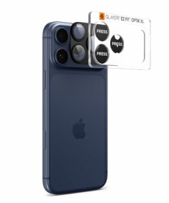 SPIGEN OPTIK PRO XL GLAS.TR ”EZ FIT” CAMERA PROTECTOR IPHONE 17 PRO MAX BLACK 8800283317817  AGL10649