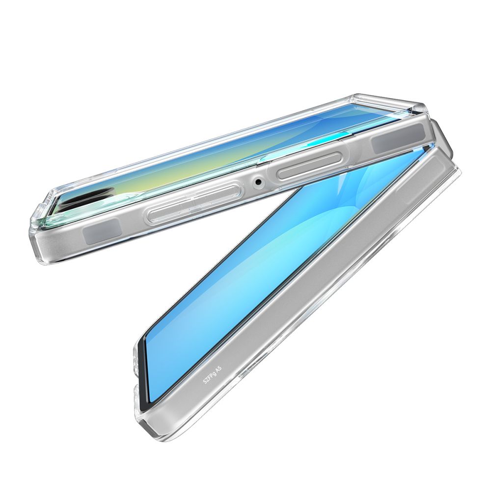 SPIGEN AIRSKIN MAG MAGSAFE GALAXY Z FLIP 7 CRYSTAL CLEAR/WHITE EAN: 8800283303919 ACS09556 - Image 6