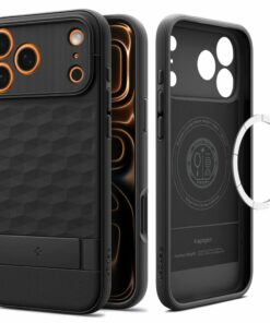 SPIGEN PARALLAX ”S” MAG MAGSAFE IPHONE 17 PRO MAX MATTE BLACK EAN: 8800283310405 ACS09911