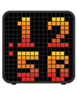 Επιτραπέζιο ψηφιακό ρολόι/ξυπνητήρι με έγχρωμη οθόνη RGB LED pixel art - LIFE PIXEL