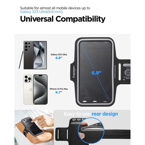 SPIGEN A703 DYNAMIC SHIELD ARMBAND BLACK EAN: 8809971220767 AMP07187 - Image 5