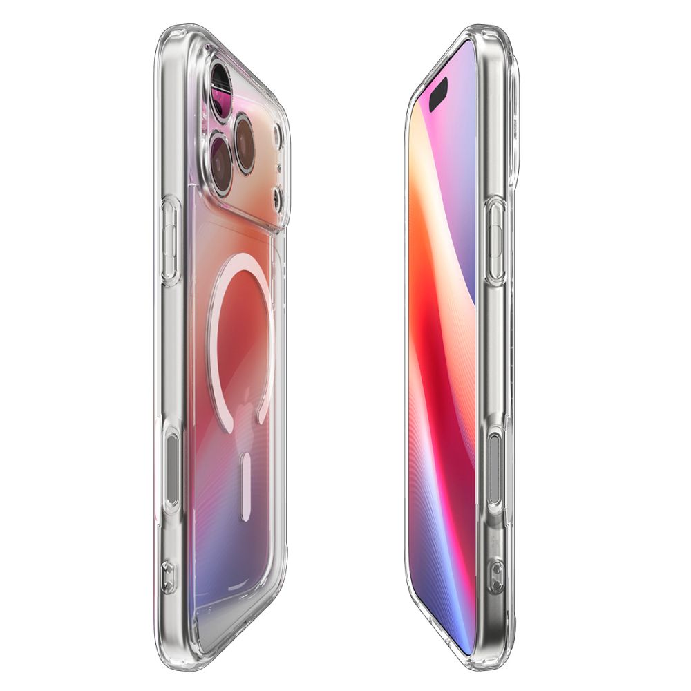 SPIGEN ULTRA HYBRID MAG MAGSAFE IPHONE 17 PRO MAX CLEAR/WHITE EAN: 8800283314144 ACS10282 - Image 4