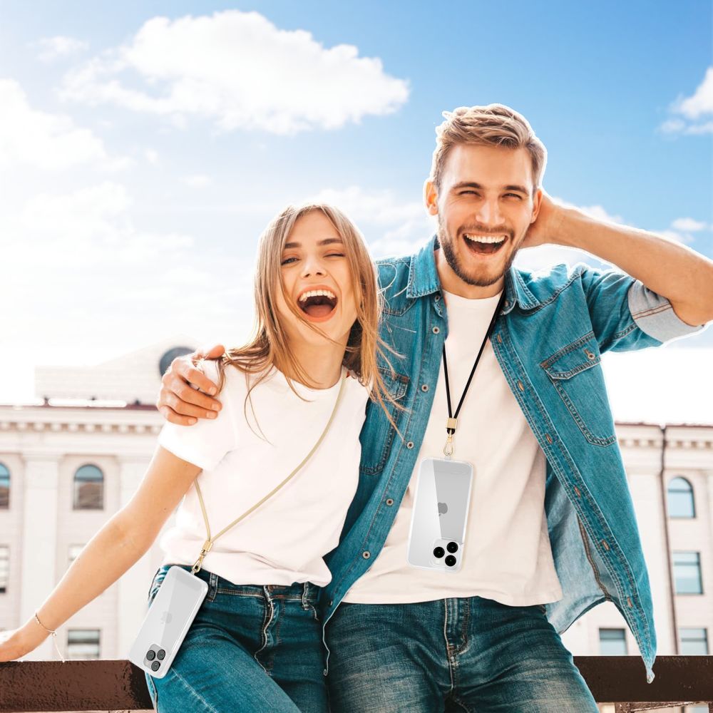 TECH-PROTECT C2S ROPE CROSSBODY STRAP BLACK/GOLD EAN: 5906302312061 - Image 2