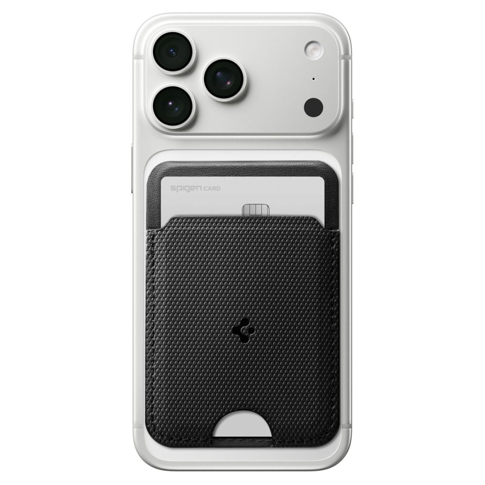 SPIGEN S314-1 SLIM FOLD TRIPOD MAGSAFE UNIVERSAL MAGNETIC CARD HOLDER BLACK EAN: 8800283315370 AFA10405 - Image 7