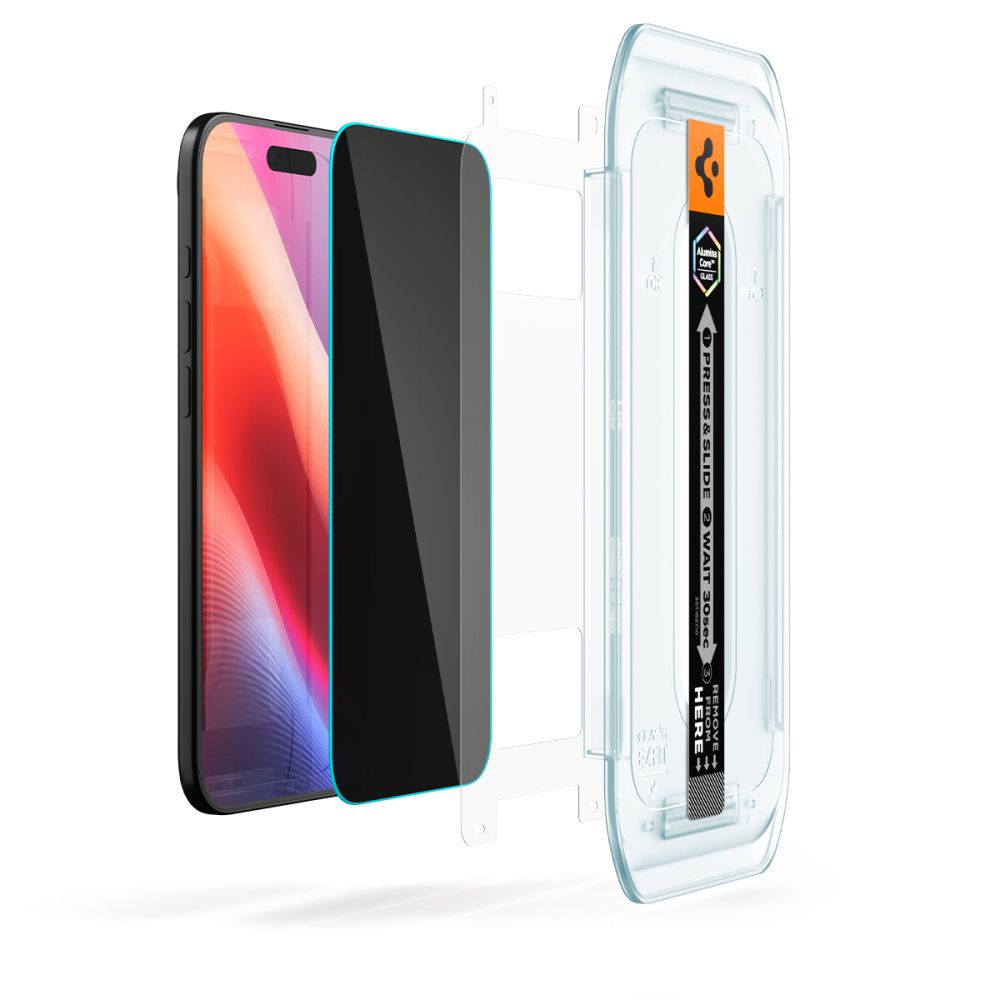 SPIGEN GLAS.TR ”EZ FIT” 2-PACK IPHONE AIR PRIVACY 8800283309928-AGL09862 - Image 3