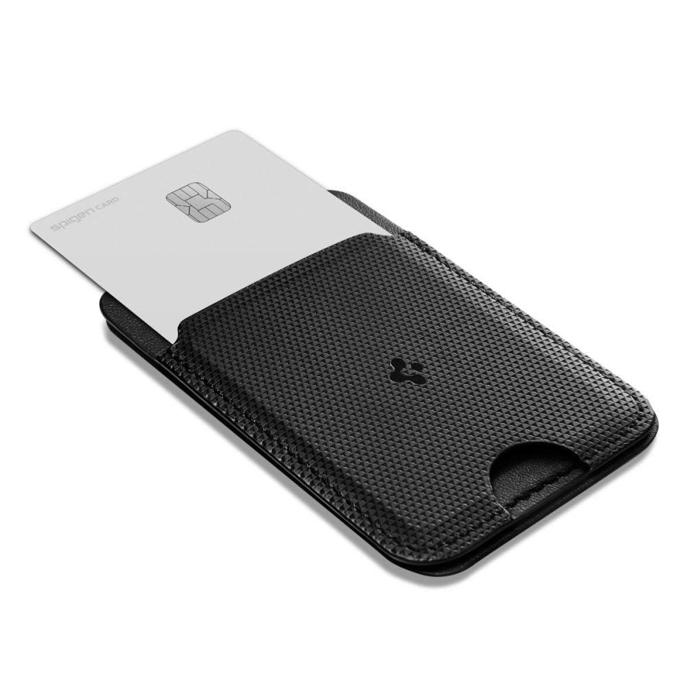 SPIGEN S314-1 SLIM FOLD TRIPOD MAGSAFE UNIVERSAL MAGNETIC CARD HOLDER BLACK EAN: 8800283315370 AFA10405 - Image 4