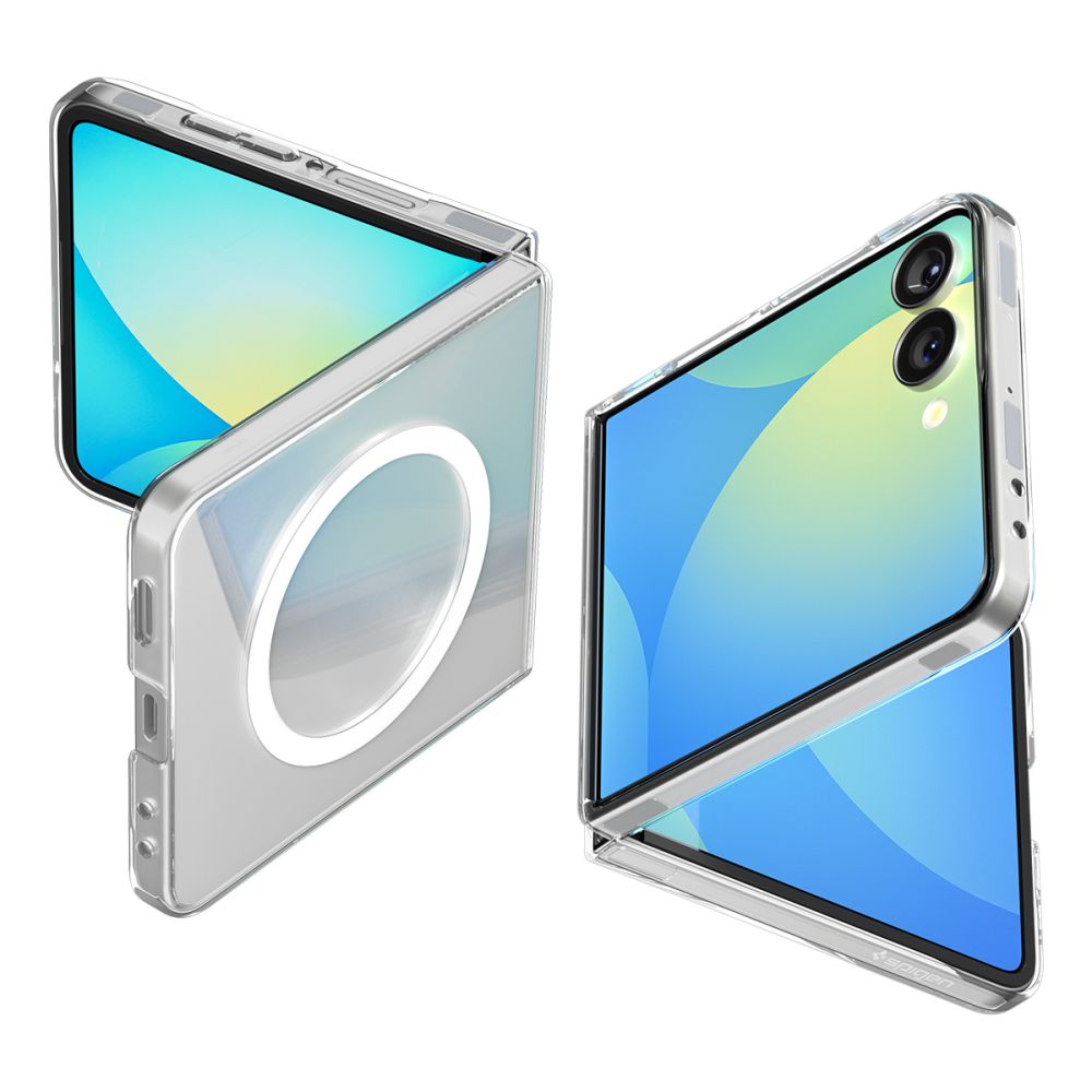 SPIGEN AIRSKIN MAG MAGSAFE GALAXY Z FLIP 7 CRYSTAL CLEAR/WHITE EAN: 8800283303919 ACS09556 - Image 7