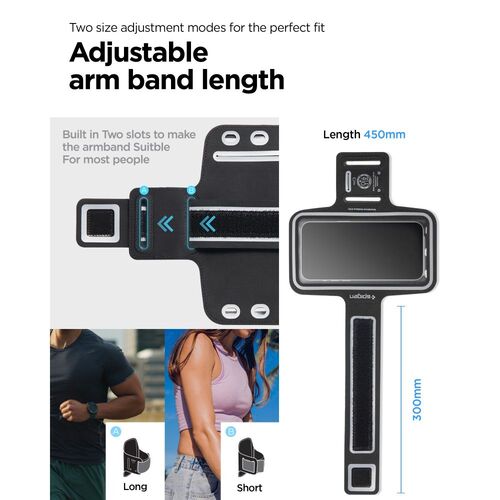 SPIGEN A703 DYNAMIC SHIELD ARMBAND BLACK EAN: 8809971220767 AMP07187 - Image 9