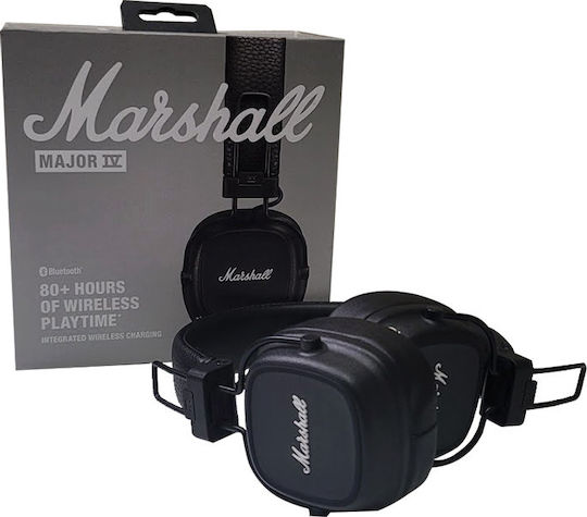 Marshall Major IV Ασύρματα / Ενσύρματα On Ear Ακουστικά με 80 ώρες Λειτουργίας και Quick Charge Μαύρα - Image 2