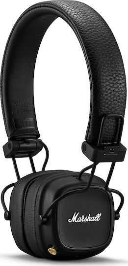 Marshall Major IV Ασύρματα / Ενσύρματα On Ear Ακουστικά με 80 ώρες Λειτουργίας και Quick Charge Μαύρα - Image 3