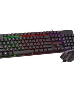 Ενσύρματο Πληκτρολόγιο & Ποντίκι Gaming RGB Zeroground KB-2400GUMS AZAI v3.0