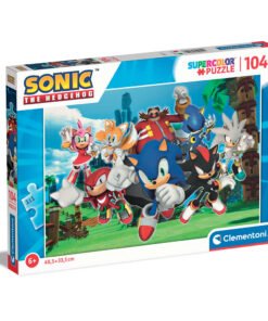 Clementoni Παιδικό Παζλ Super Color Sonic The Hedgehog 104 τμχ