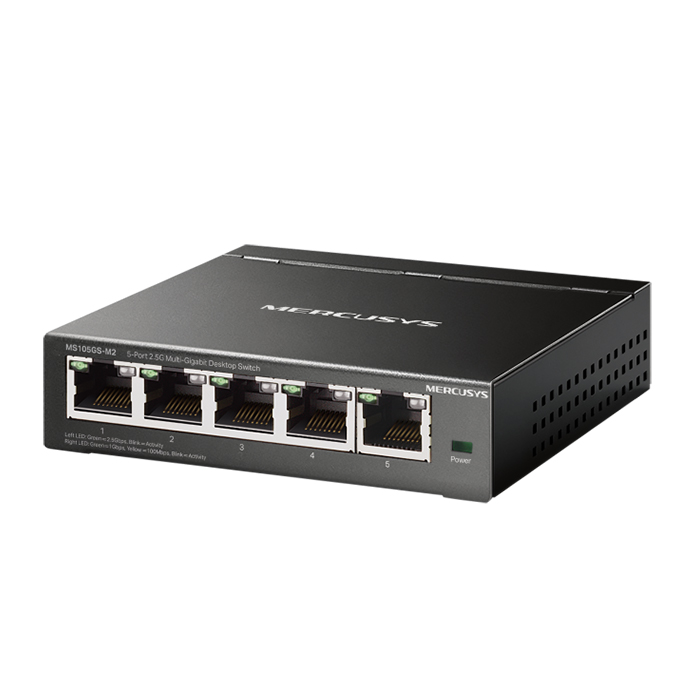 5-Port 2.5G Multi-Gigabit desktop switch - MERCUSYS MS105GS-M2 - Image 2