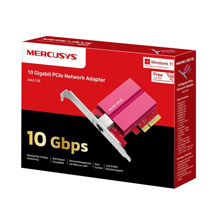 10 Gigabit PCle network adapter - MERCUSYS MA510E - Image 3