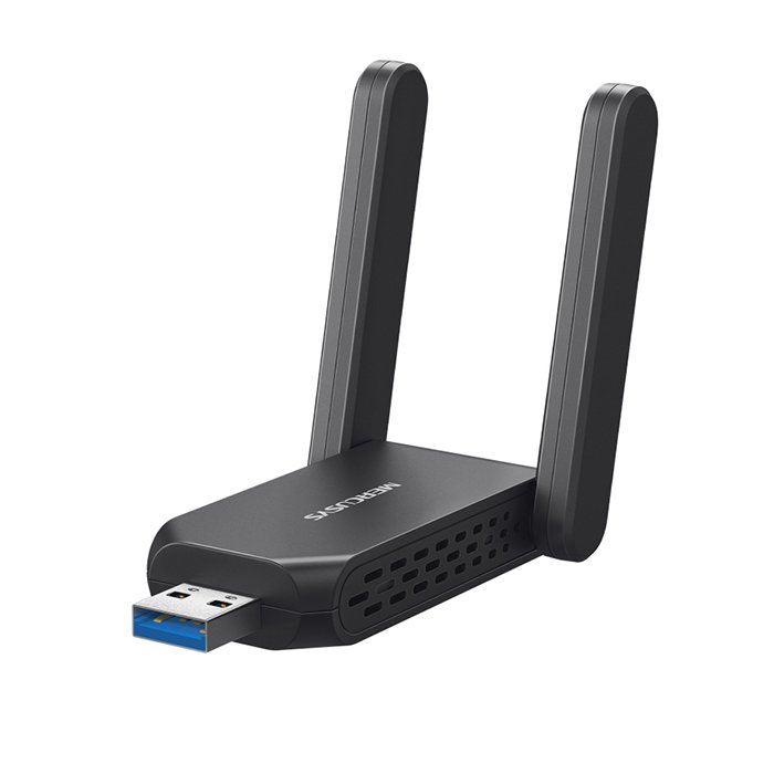 BE6500 Wi-Fi 7 High-Gain Wireless USB Adapter - MERCUSYS MA37BEH BE6500