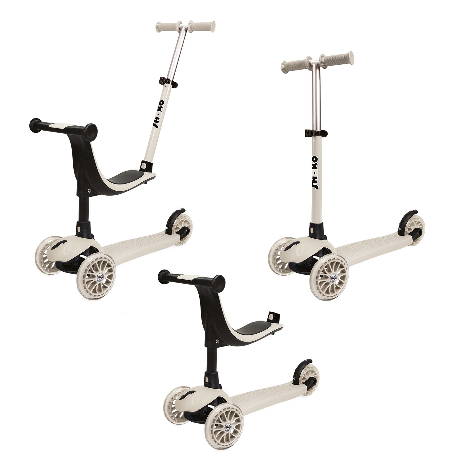 Shοko Scooter Premium 3 In 1 Ash Cloud Για 12+ Μηνών