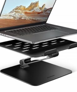 AXAGON (STND-LQB) ALU HQ MASSIVE STAND FOR 10"-16" LAPTOPS, MANY ADJUSTABLE ANGLES, BLACK