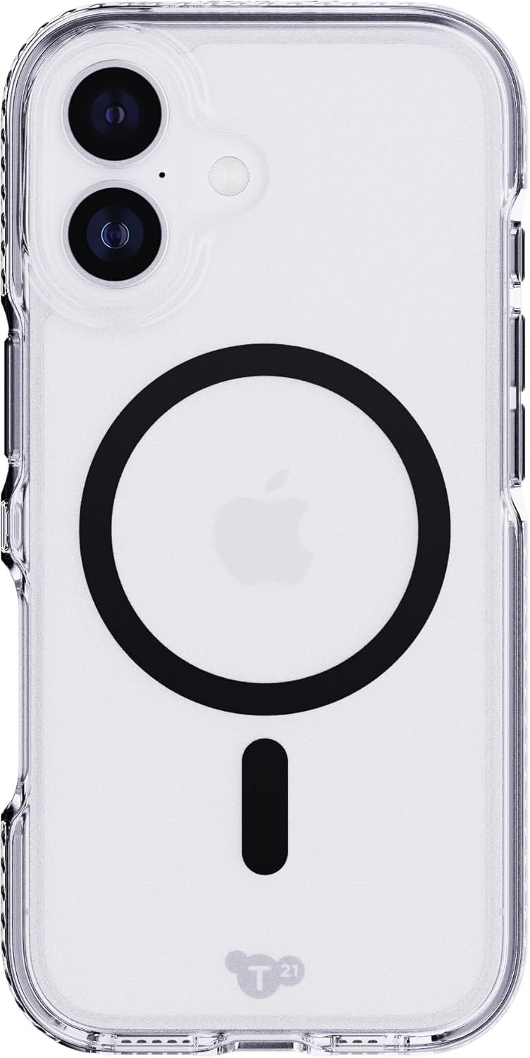 TECH21 IPHONE 17 CASE (T21-11304) EVOCRYSTAL W/MAGSAFE-CLEAR/BLACK