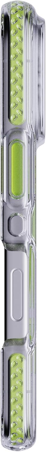 TECH21 IPHONE 17 PRO CASE (T21-11396) EVOCRYSTAL W/MAGSAFE CLEAR/GLOW GREEN - Image 4
