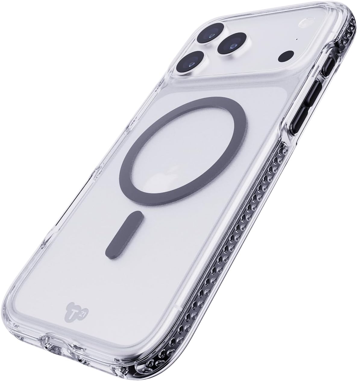 TECH21 IPHONE 17 PRO MAX CASE (T21-11335) EVOCRYSTAL W/MAGSAFE-CLEAR/BLACK - Image 2