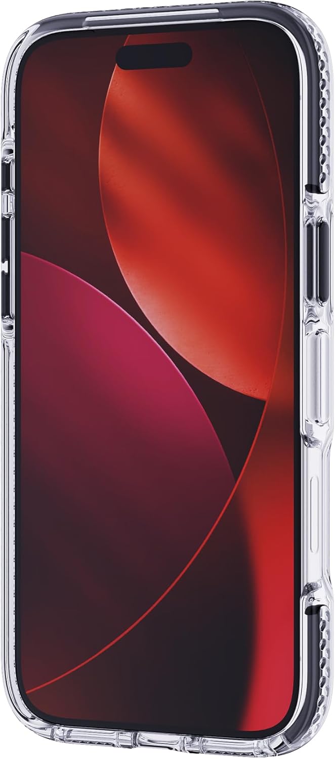 TECH21 IPHONE 17 PRO MAX CASE (T21-11335) EVOCRYSTAL W/MAGSAFE-CLEAR/BLACK - Image 3