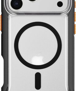 TECH21 IPHONE 17 PRO MAX CASE (T21-11342) EVOPRO W/MAGSAFE-CLEAR/BLACK