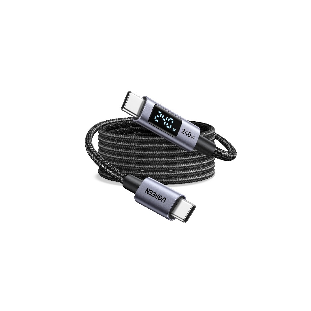 Καλώδιο Φόρτισης UGREEN L530 65867 USB-C σε USB-C PD 240W 2m Μαύρο - Image 2