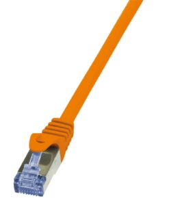 Καλώδιο Δικτύου S/FTP CAT6A LogiLink CQ3018S 0.25m Πορτοκαλί