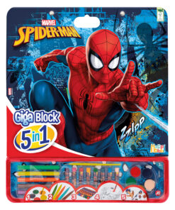 Giga Block Σετ Ζωγραφικής Marvel Spiderman 5 Σε 1 Για 3+ Χρονών