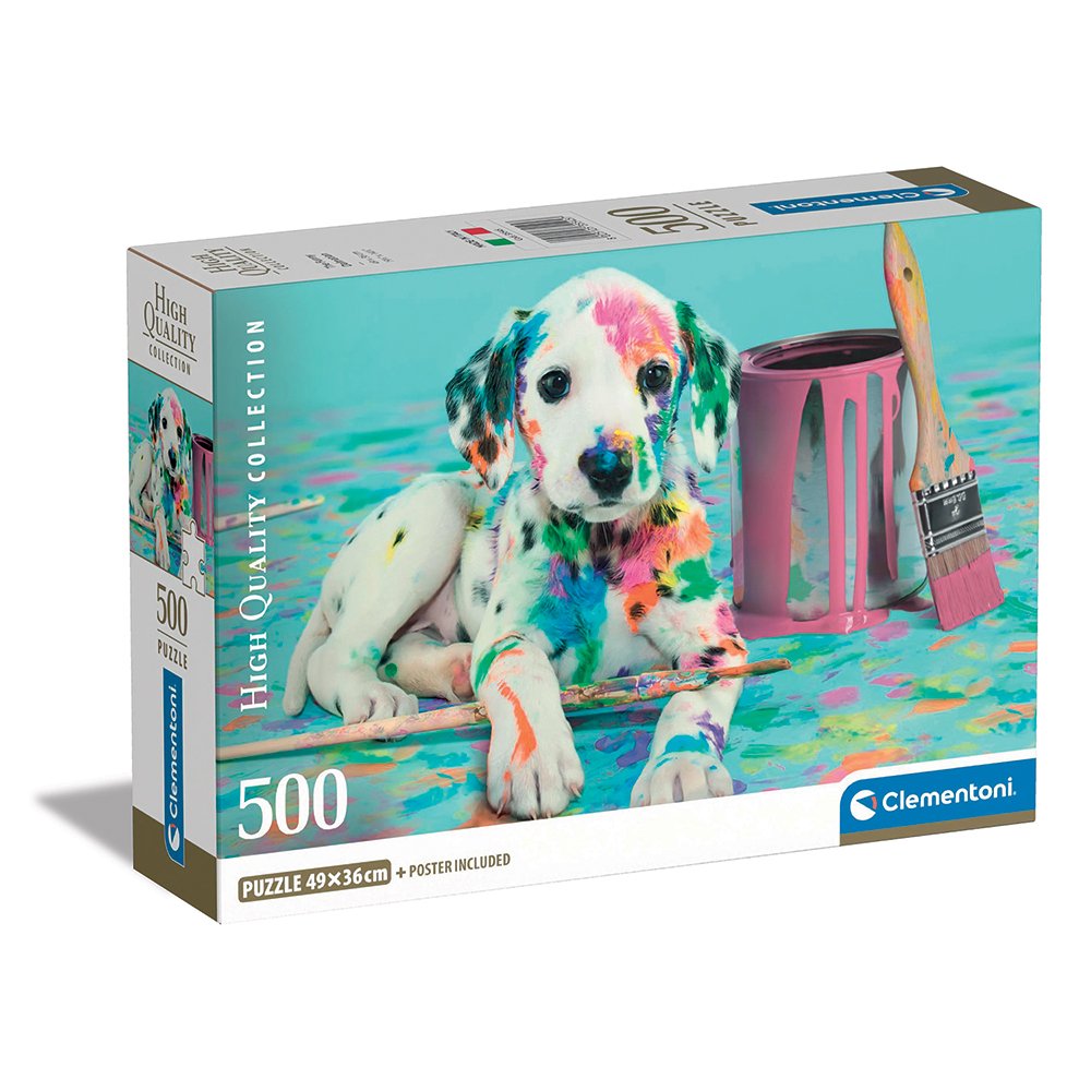 Clementoni Παζλ High Quality Collection Σκυλάκι Δαλματίας 500 τμχ - Compact Box