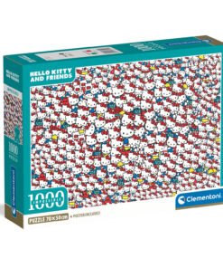 Clementoni Παζλ Impossible Hello Kitty & Friends 1000 τμχ - Compact Box