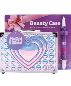 Λαμπάδα Happi Hobbi Θήκη Ομορφιάς Sparkle Love Με 30 αξεσουάρ Για 6+