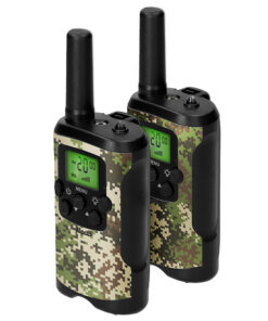 Walkie talkie με εμβέλεια έως και 7 km, σε χρώμα παραλλαγής. - ALECTO FR115CAMO