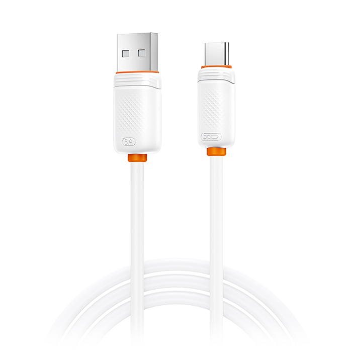 Καλώδιο High-Speed USB A αρσ. - USB Type-C αρσ. 15W, 1.00m σε λευκό χρώμα - XO NB302 WHITE