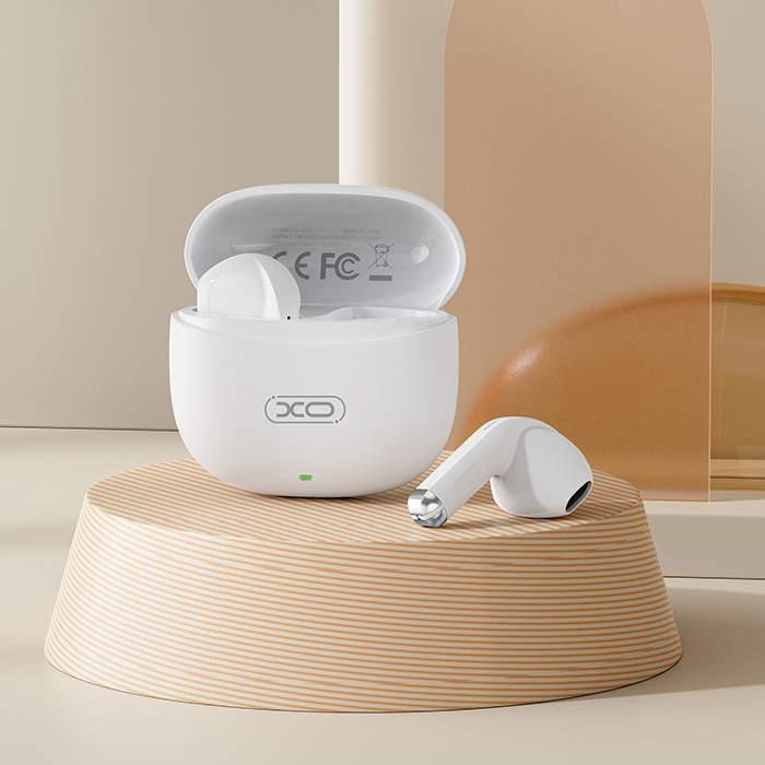 Bluetooth ακουστικά handsfree με θήκη φόρτισης, σε λευκό χρώμα - XO X33 WHITE COLOR - Image 4