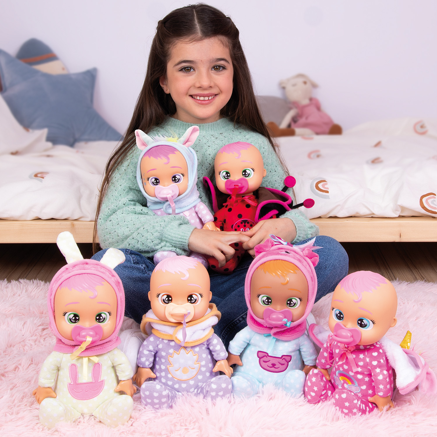Cry Babies Tiny Cuddles Newborns Διαδραστική Κούκλα Κλαίει Με Αληθινά Δάκρυα - Image 5